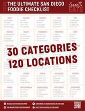 Load image into Gallery viewer, The Ultimate San Diego Foodie Checklist, 2026

